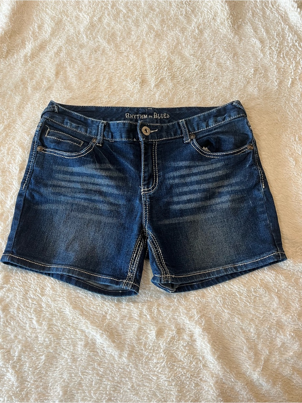 Rhythm & Blues Women's Dark Indigo Denim Shorts
